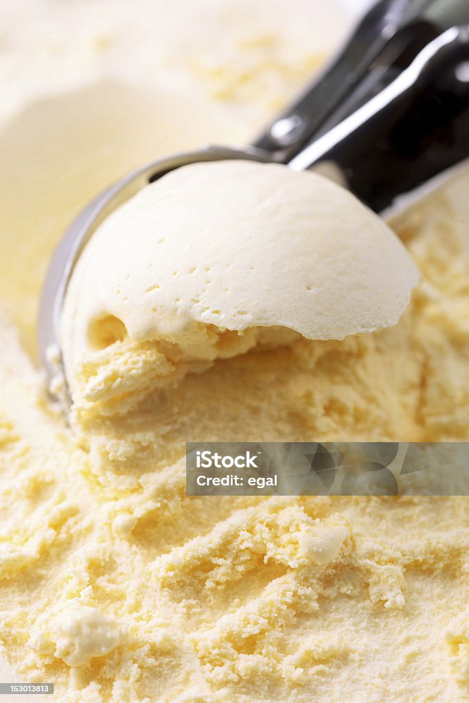 Vanilla ice cream Vanilla ice cream close up Vanilla Ice Cream Stock Photo