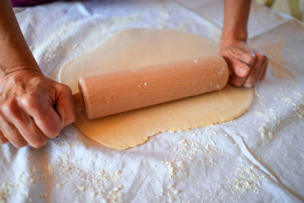 istock Preparing Dough for Homemade Strudel 1530143056