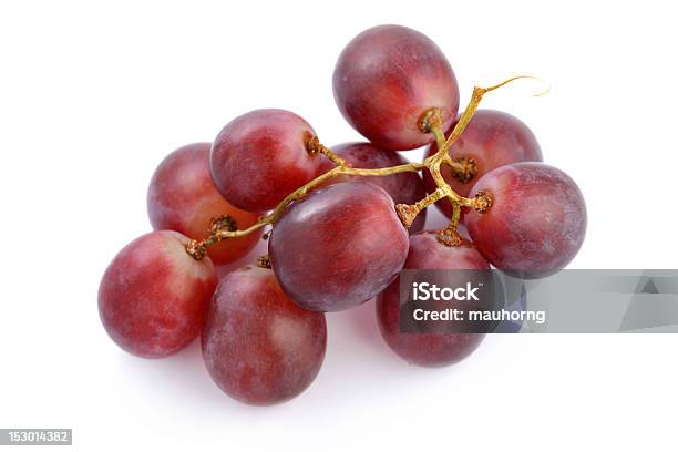 Czerwone Winogrona - zdjęcia stockowe i więcej obrazów Bez ludzi - Bez ludzi, Białe tło, Biały