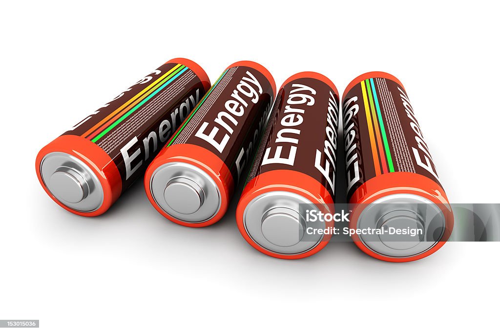 Batterien - Lizenzfrei Alkalisch Stock-Foto