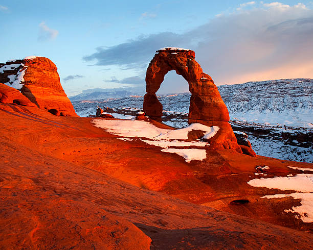 istock Delicat Arch in Winter 153015582