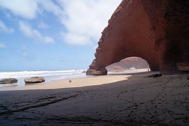 Legzira Beach, Marocco - foto stock