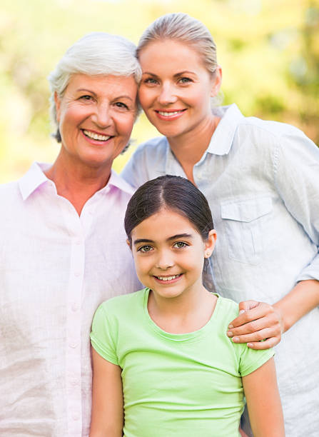 istock Adorable family in the park 153016684