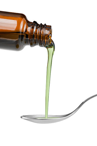 istock Natural medicine on spoon 153017203