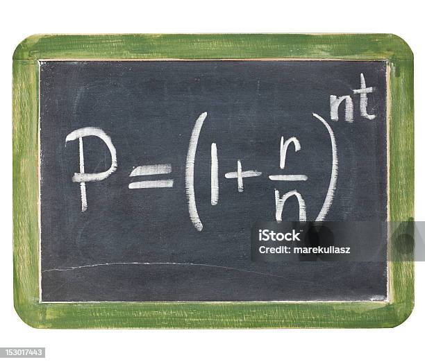 Juro Composto Equação - Fotografias de stock e mais imagens de Taxa de Juro - Taxa de Juro, Complexidade, Fórmula