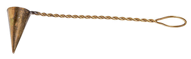 istock Antique brass tool to shut down candle 153018005