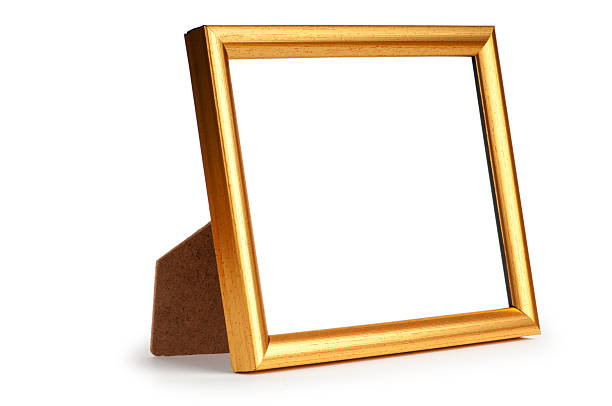 istock Picture frame isolated on the white background 153018041