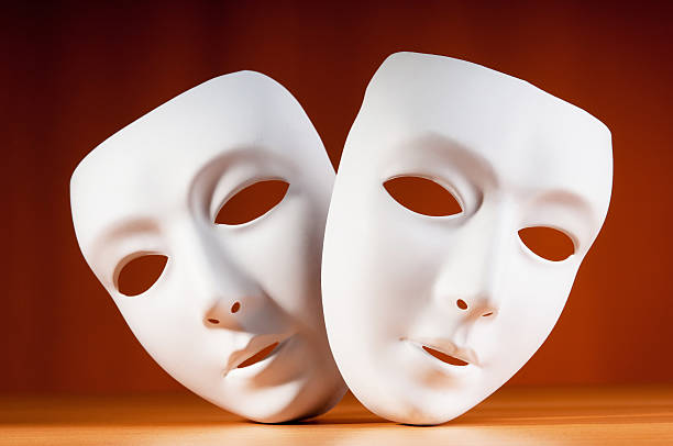 istock Masks with theatre concept 153018201