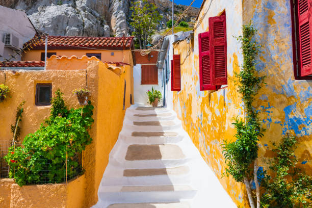 istock Traditional greek architecture in Athens, Greece. 1530186489