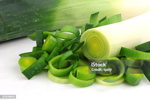 Freshly Cut Leek Stock Photo - Download Image Now - Cooking, Crop - Plant, Cross Section