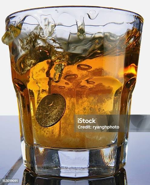 Drinking Game Stock Photo - Download Image Now - Quarter, Leisure Games, Alcohol - Drink