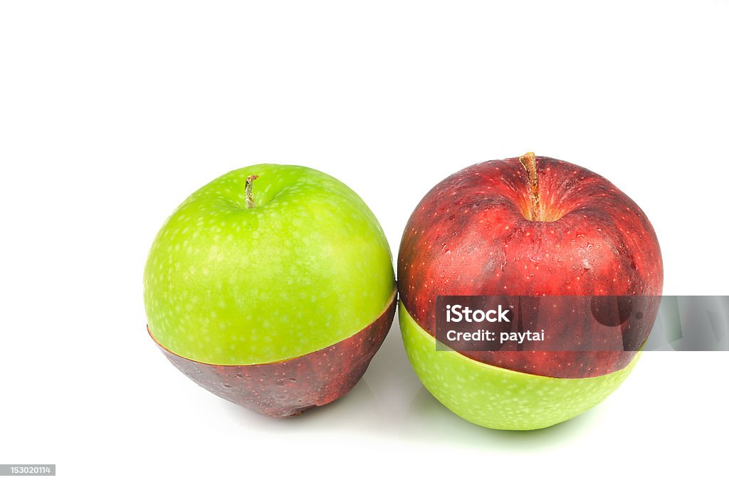 Красного и зеленого яблока - Стоковые фото Без людей роялти-фри