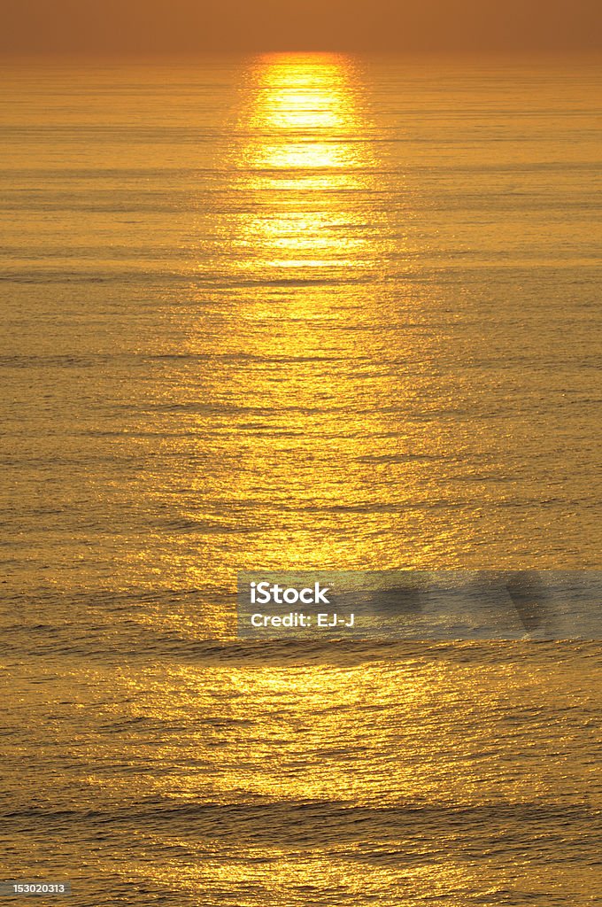 Reflexo do pôr-do-sol - Foto de stock de Amarelo royalty-free