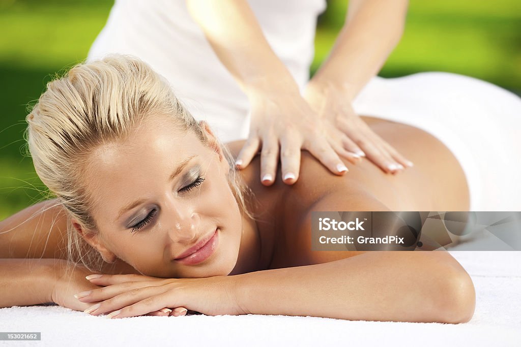 Massagem Tropical - Royalty-free Massajar Foto de stock