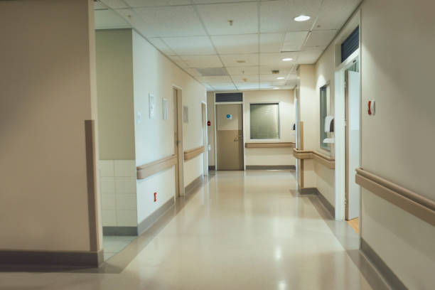 istock Empty hallway of emergency department 1530244167