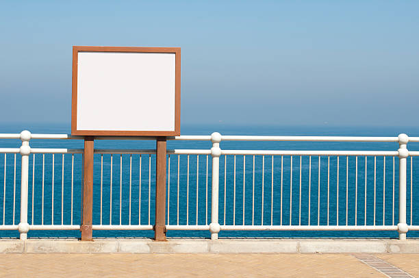 istock White wall for messaging and sea 153029640