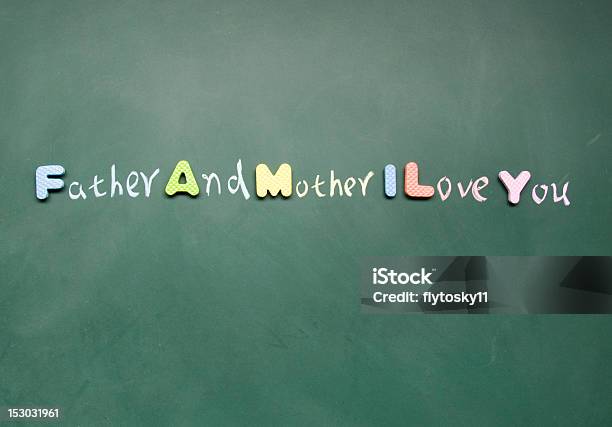Family Love Stock Photo - Download Image Now - Abstract, Chalkboard - Visual Aid, Colors