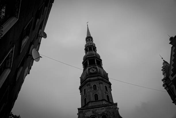 Low angle view of church against sky