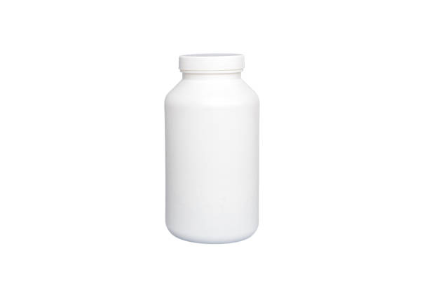 istock Blank medicine bottle isolated on white background 1530354796