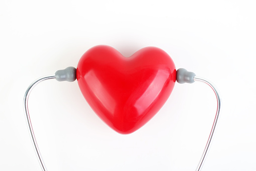 Stethoscope with heart shape