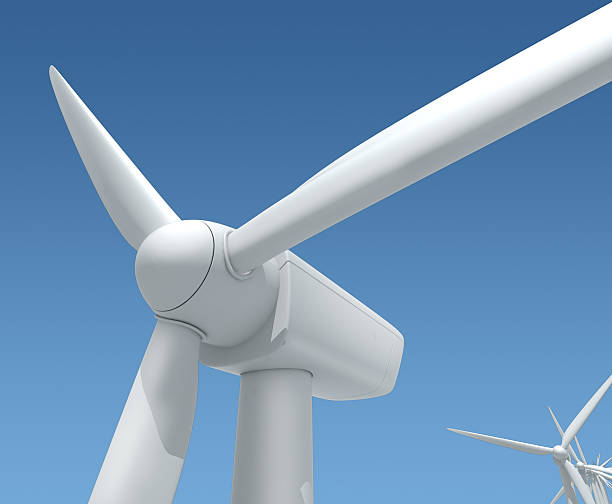 generador de turbina de viento - wind turbine motion alternative energy wind power fotografías e imágenes de stock