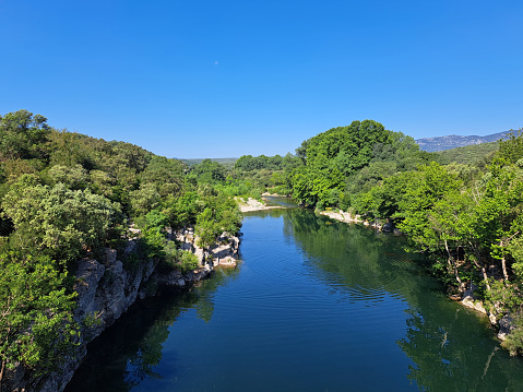 Rivière dans les gorges du sud de la France