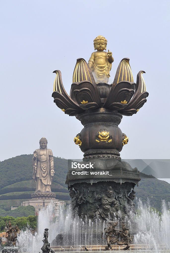 Lingshan Wielka Budda, Wuzi, Chiny - Zbiór zdjęć royalty-free (Azja)