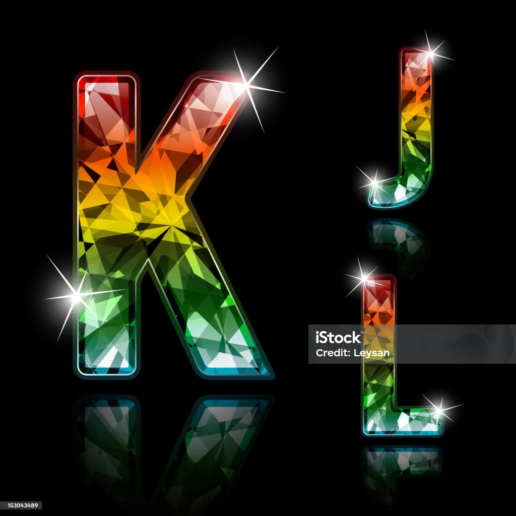 Letterstart Diamond Diamond Letters Stock Illustration - Download Image Now - Alphabet ...