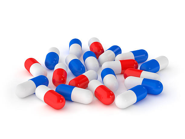 Medicine pills stock photo