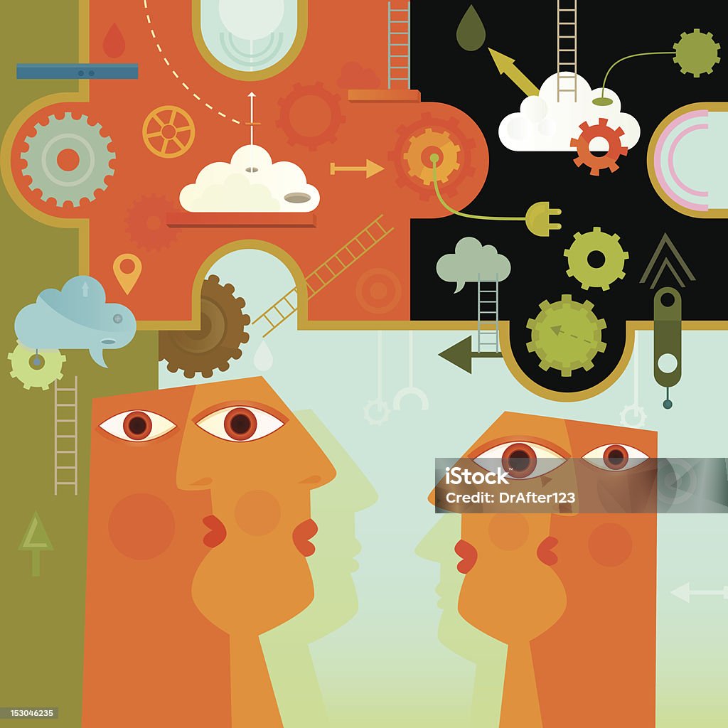 Perfectly Matching Perfect Matching Stock Illustration - Download Image Now - Eye, Four ...