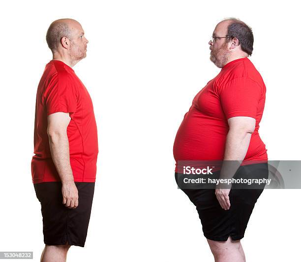 Foto de Perda De Peso Sucesso e mais fotos de stock de Antes e Depois - Antes e Depois, De Dieta, Gordo