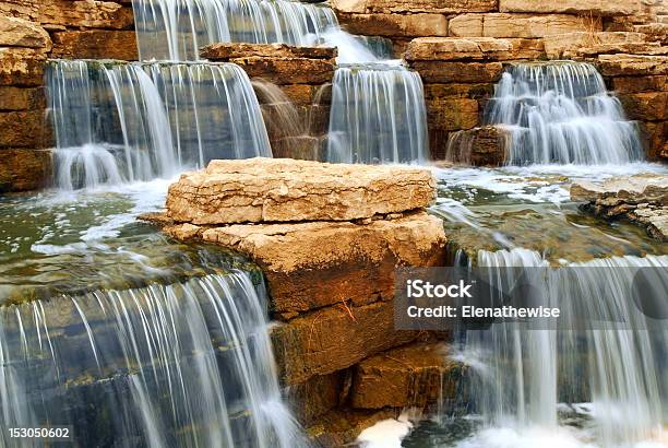 Waterfall Stock Photo - Download Image Now - Beauty In Nature, Brown, Flowing