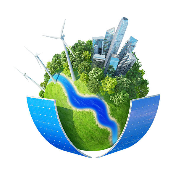 istock Green city planet concept 153052095