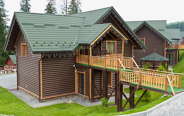 istock Wooden cottage 153052605