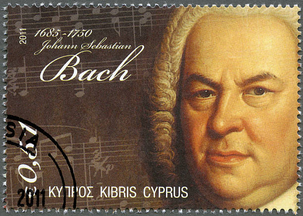 francobollo postale cipro 2011 johann sebastian bach (1685-1750) - 1750 foto e immagini stock