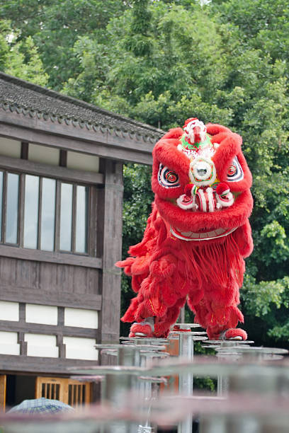 Lion Dance stock photo