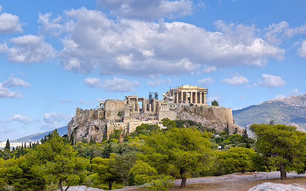 acropoli, atene, grecia - greece acropolis parthenon athens greece foto e immagini stock