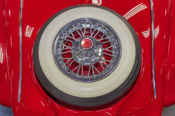 istock Whitewall Tyre Wire Wheel 1530544786
