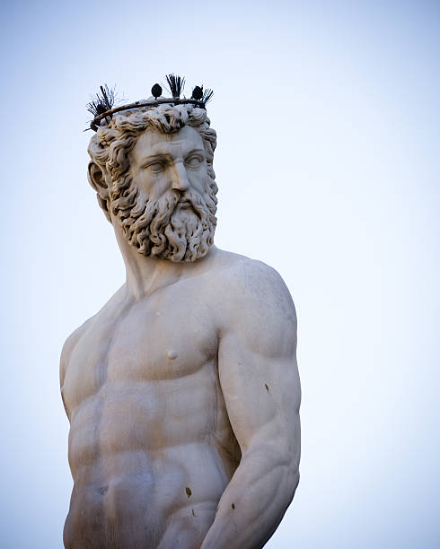 istock Neptune statues in Florence, Piazza della Signoria 153055342