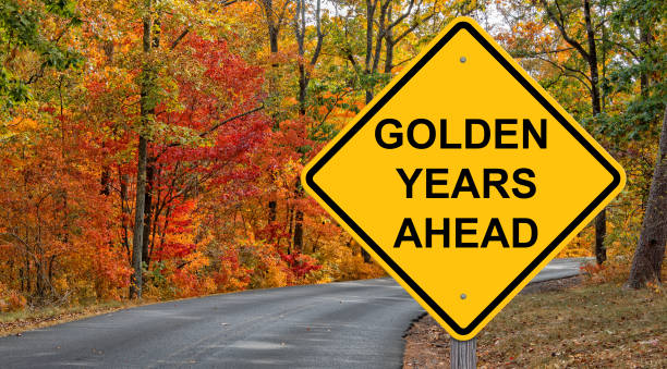 istock Golden Years Ahead Warning Sign 1530554458