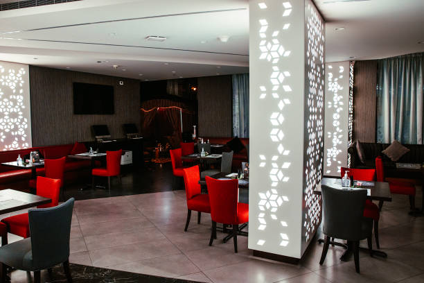 istock Interior of stylish italian restaurant 1530555022