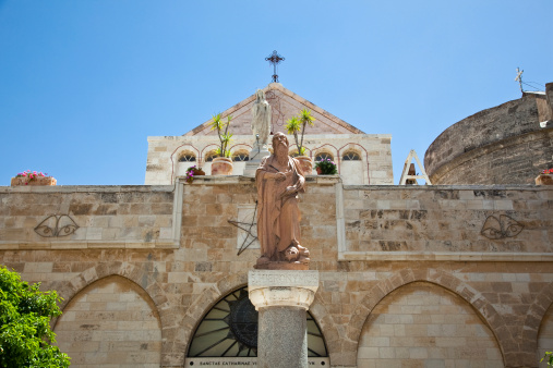 Hieronymus, translator of the bible on Latin, founder a Church the Nativity in Bethlehem, Palestine. Israel