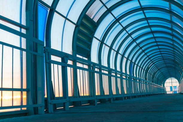 istock plastic tunnel, safe passage across the road above ground 1530562080