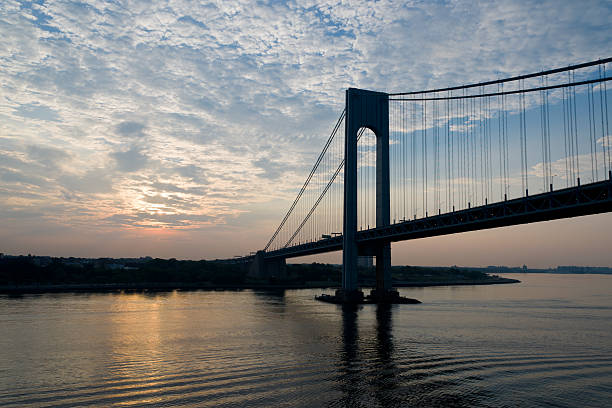 istock Sunrise over the Verazzano Bridge 153057874