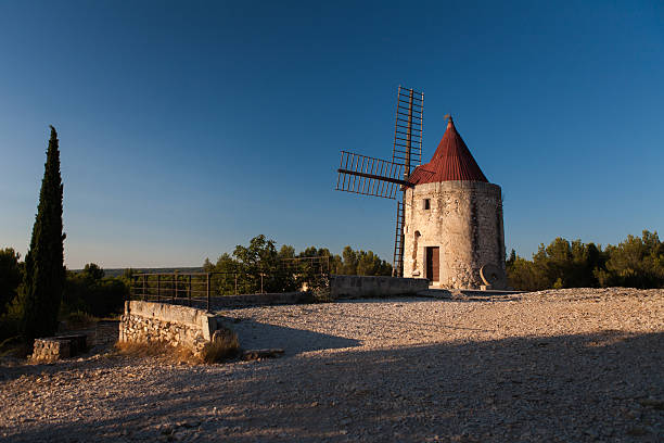 Windmill of Alphonse Daudet stock photo
