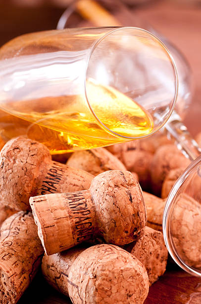 istock Corks of champagne extreme close up 153058341
