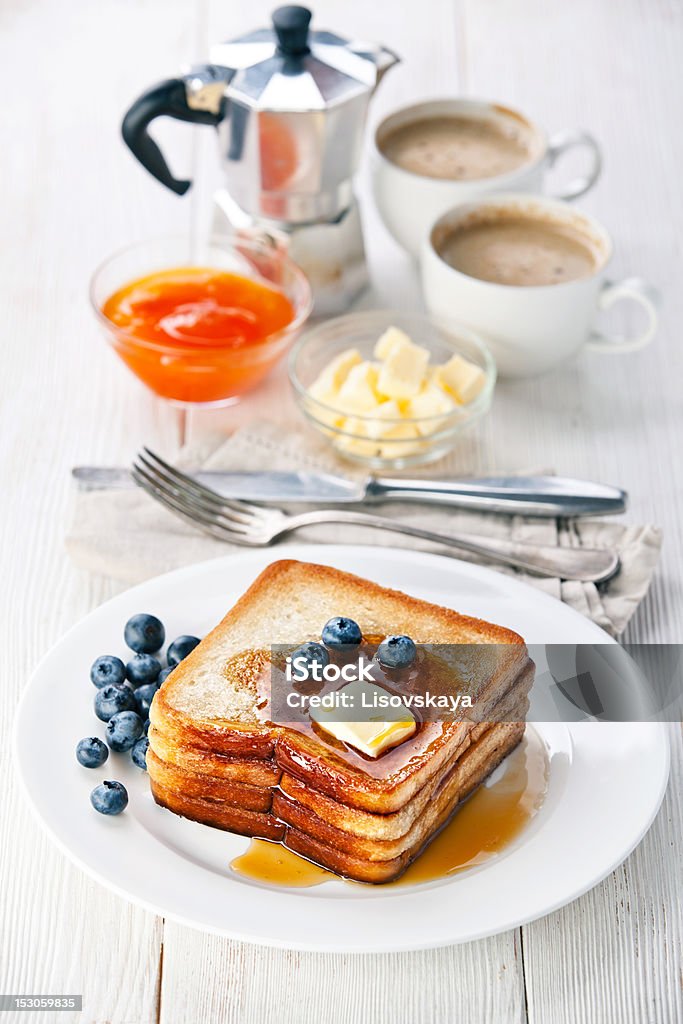 toast alla francese - Foto stock royalty-free di Toast alla francese