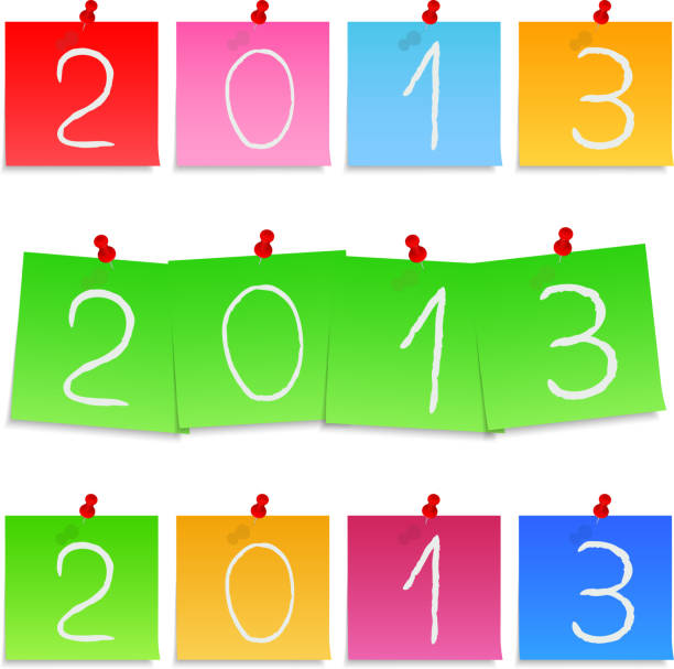 illustrazioni stock, clip art, cartoni animati e icone di tendenza di nuovo anno 2013 - 2013 2012 green year