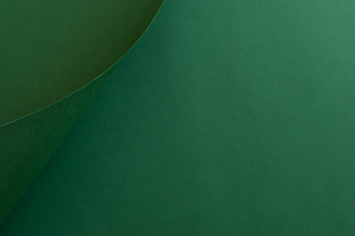 Green curved 3d abstract background