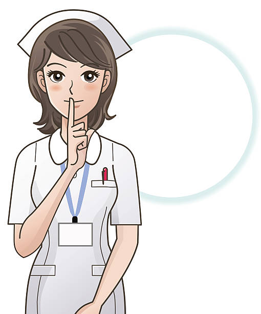 Young Nurse Asking Silence Stock Illustration - Download Image Now - Nurse, Finger on Lips, Silence - iStock Young Nurse Asking Silence Stock Illustration - Download Image Now - Nurse, Finger on Lips, Silence - iStock